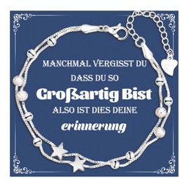 CheersLife Women's Bracelet, Gifts for Women, Star Small Bell Cat Paw Clover Bracelet, Gifts for Teenagers, Girls, Girlfriend, Mother, Daughter, Sister, Birthday, Christmas, Valentine's Day