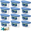 Ksend Moisture Absorbers, 12 Pack, Compact Dehumidifier for Closet, Efficient