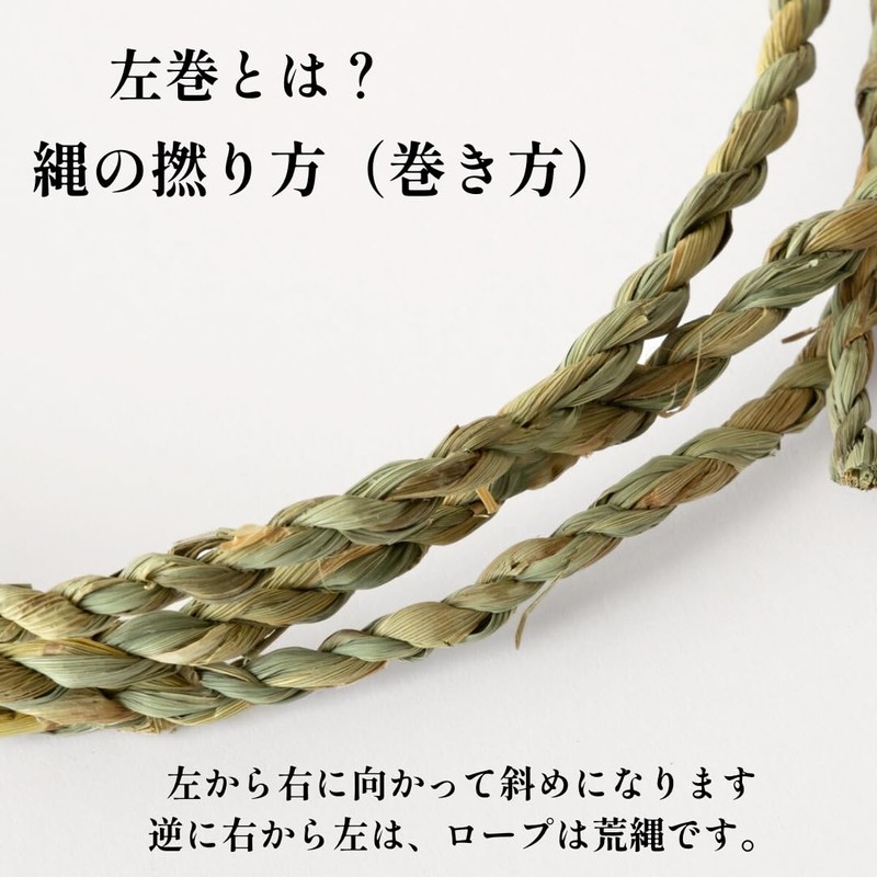 Hideshime Decorative Rope Shimenawa Rope (Approx. 18 sq. ft. (5.4