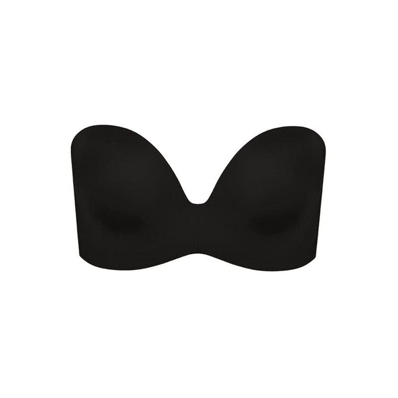Wonderbra Women's Ultimate Strapless Everyday Bra, Black (Black), 30F