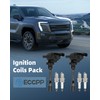 ECCPP ECCPP 2 ignition coils with 4 iridium Spark Plugs,UF295,for