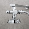 Tecmolog DSF014 2-Way Diverter Valve G 1/2 Brass Shut-Off Valve