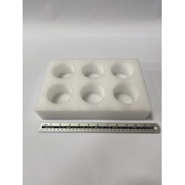 Cup holder for 6 cups Foam Drinks Delivery Tray x 2 per pack