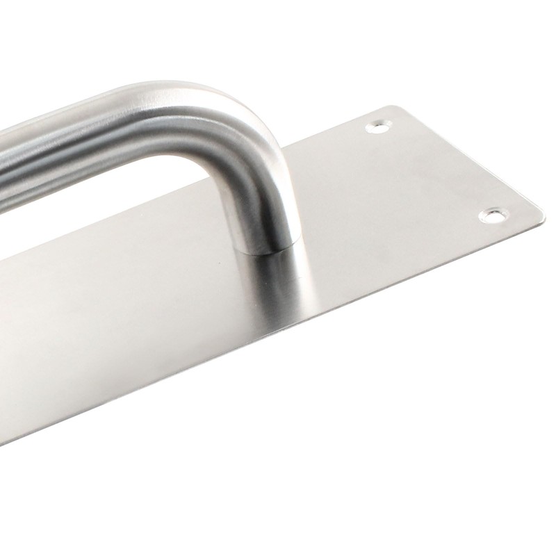 Bivethoi 1Pcs Pull Push Door Plate Handle Stainless Steel Heavy