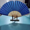 luzen 1Pc Bamboo Decorative Folding Fan Display Stand Holder Hand
