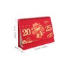 Operitacx 2025 Hot Stamping Hollow Desk Calendar Desk Calendars Advent