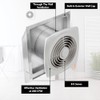 Broan-NuTone 509 Through-the-Wall Ventilation Fan White Cover, 200 CFM, 8.5