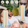 FwQoFvk Straw Holder Dispenser, Drinking Straw Organizer Container, Practical and