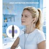 iMangoo Wired Earbuds USB C Headphones Headset with Microphone for