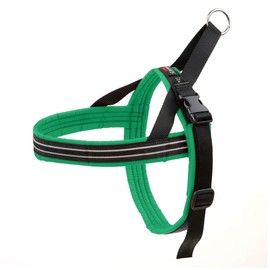 ComfortFlex Sport Dog Harness - Fully Padded, Reflective, Adjustable, Lightweight No-Choke, No-Pull, Non-Chafing Design for Active Dogs, Enhanced Control, Made in The USA, Large, Kelly Green
