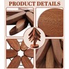 Gaodeding 4-Layer Wooden Tripod Coaster - Foldable Tree Shape Heat