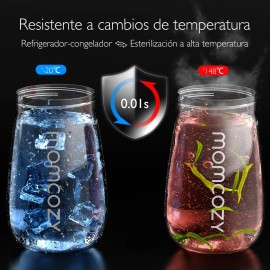 Momcozy Jarra De Almacenar Leche Materna 28oz Cristal Rosa