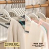 Feelorna 20 Pcs Velvet Hangers Clips, Non-Slip Clothes Hanger Clips
