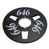 1/4 10in Take Up Reel 3 Holes Open Reel Aluminum