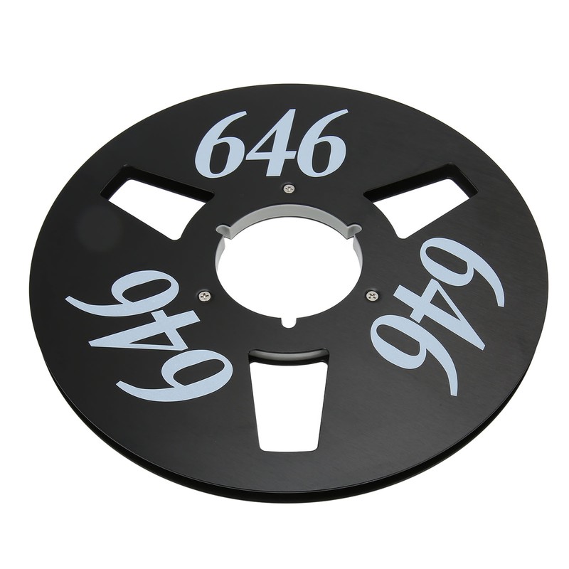 1/4 10in Take Up Reel 3 Holes Open Reel Aluminum
