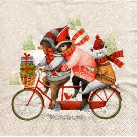 (2) Two Paper Lunch Napkins for Decoupage/Mixe