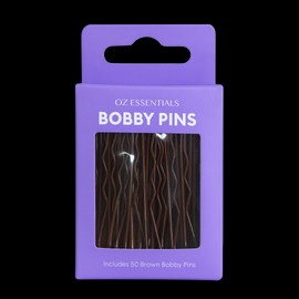 Oz Essentials Bobby Pins - Brown