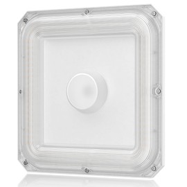 ORRGENA LED Canopy Lights 100W/80W/60W Adjustable, 5000K/4000K/3000K Adjustable, ETL&DLC Listed Square Canopy Lights 10" x 10", IP65 Waterproof Canopy Light AC100-277V for Gas Station