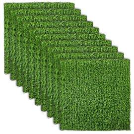 Kalekey 10 Pack Nesting Pads for Chicken Coop, 12"x12" Nesting Box for Laying Eggs, Washable Artificial Grass for Chicken Hen Small Pets on Garden Lawn Indoor Outdoor