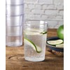 New Star Break Resistant Restaurant Stackable Tumblers, 8-Ounce, Clear, Set