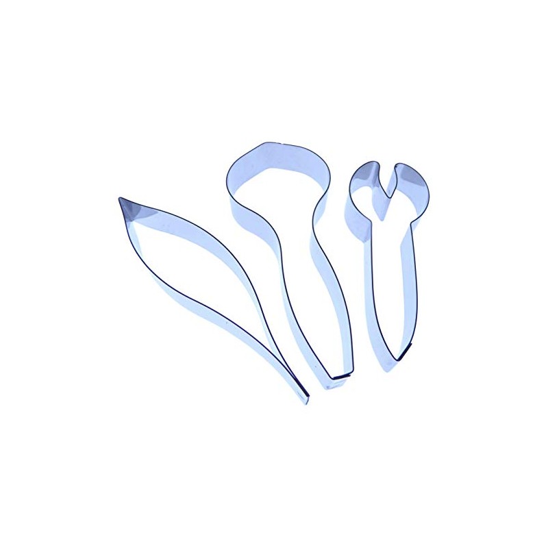 Iris Petal Cutter Set - 3 Pieces - Stainless Steel