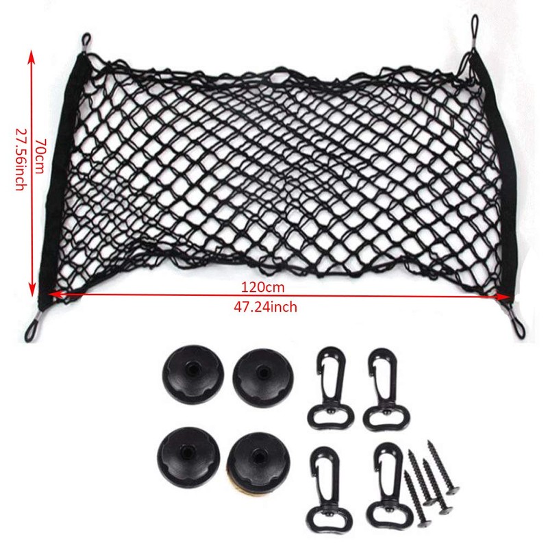Cargo Net,Organizer Net Heavy Duty,70 x 120 cm Nylon Mesh,Elastic