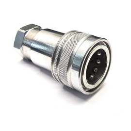 ISO A Hydraulic Quick Release Coupling Female 1/2" BSP Tractor/Loader Female Couplers
