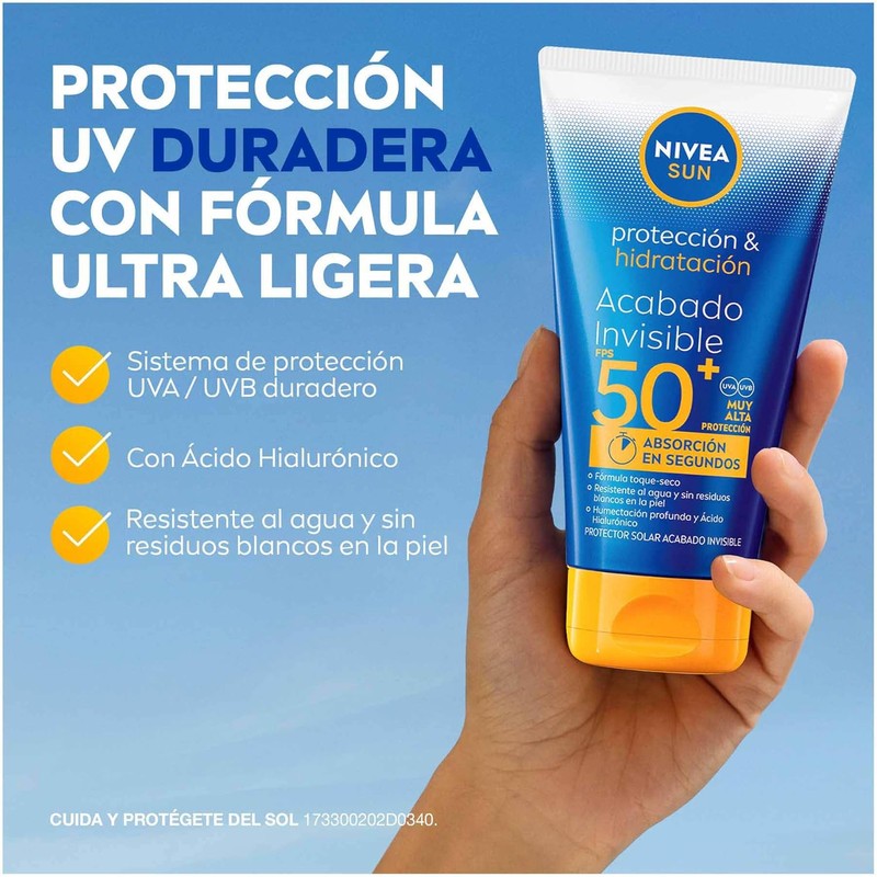 Protector Solar Corporal NIVEA SUN Protección E Hidratación FPS 50+