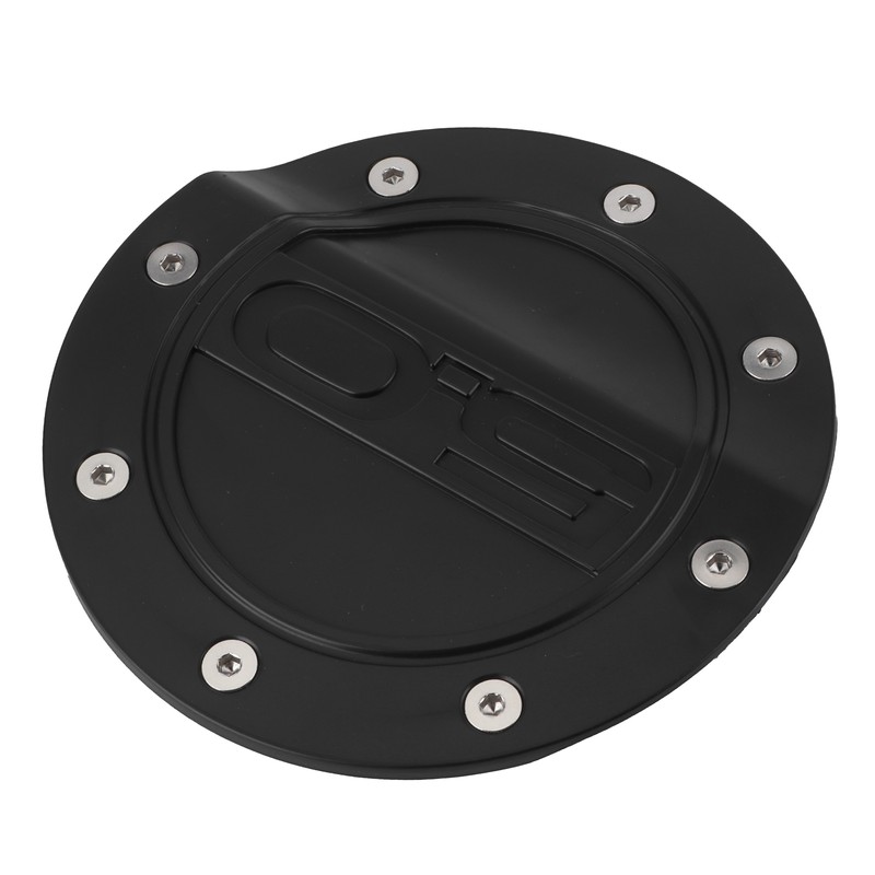 Fuel Door Cover Gas Tank Cap Lid Black Fit for