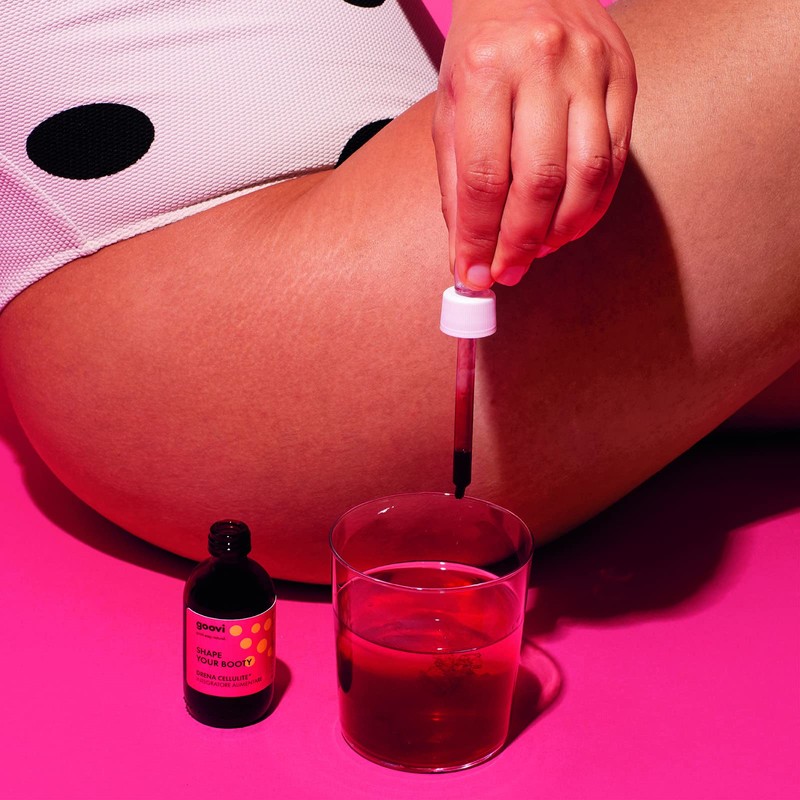 Goovi, Shape Your Booty, Integratore Alimentare Drena Cellulite, Ideale per