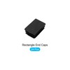 METALLIXITY Rectangle End Caps (30 x 20mm) 24Pcs, Plastic Rectangle