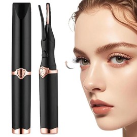 [Best Gifts]Long Lasting Heated Eyelash Curlers, Double-sided Electric Eyelash Curler for Make Up, Natural Curling Eye Lashes Makeup Tools White - Specification: Pink （1 Pack）