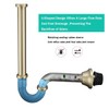 Brass P Trap U-Shape 11/4 inch Sink Drain Pipe with
