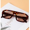 SDINM Trendy Square Sunglasses for Women Unique Fashion Designer Thick