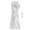 2Pcs ThreeFinger Thicken Cotton Welding Gloves 1000℃ Radiant Heat Fire