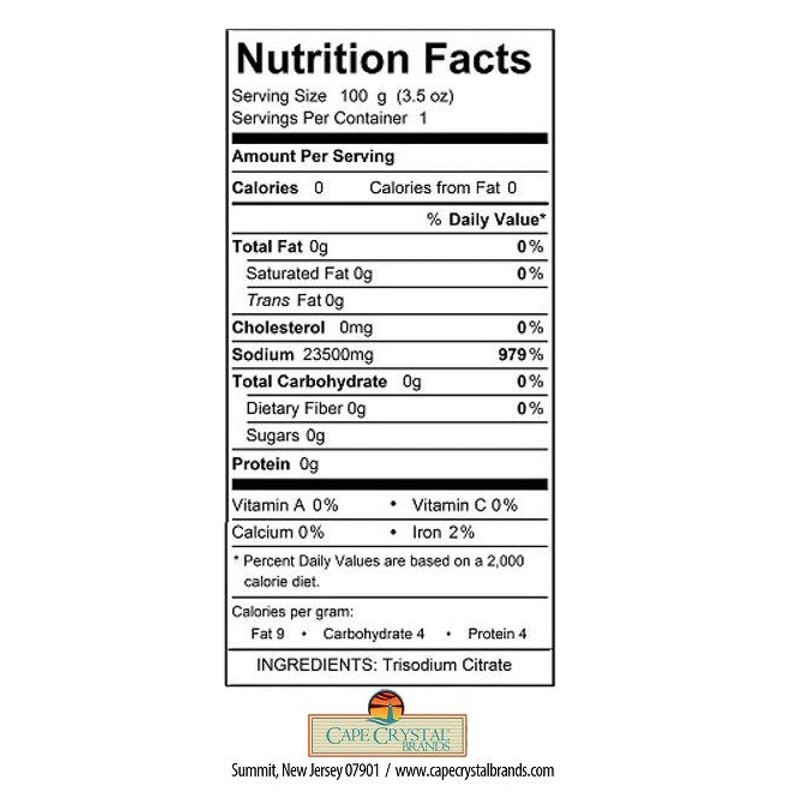 Sodium Citrate 100% Food Grade | Prevents Early Gellation in