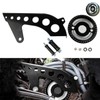 HDBUBALUS Motorcycle Front Tracker Pulley Cover Pulley Guard Set for