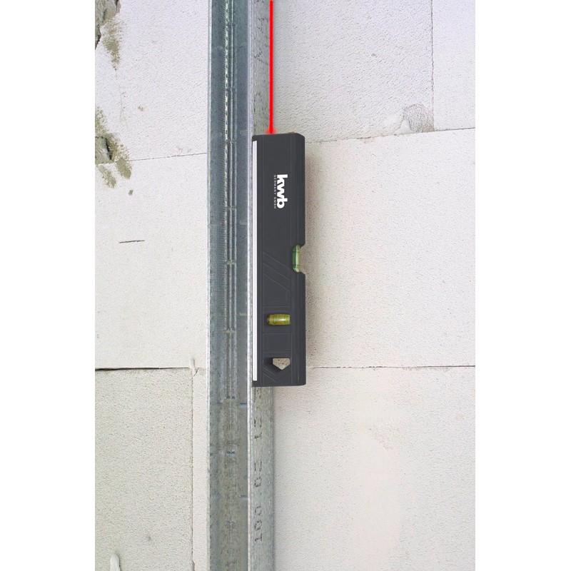 kwb Torpedo 270 mm Laser Spirit Level with Vertical and