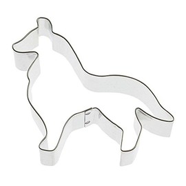 Collie Dog Cookie Cutter 4.75 in - Foose Cookie Cutters - US Tin Plate Steel - B833