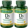 Nature's Bounty Vitamin D3, Immune Support, 125 mcg (5000iu), Rapid