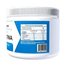 Creatina Monohidrato 100 pura  Libre de azucares  Libre de gluten  Libre de maltodextrina. (300)                                                      