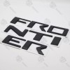 Unbranded Matte Black Raised Tailgate Letters for 2022-24 Nissan Frontier