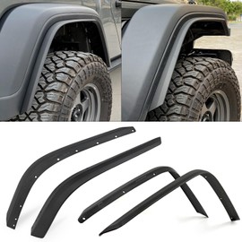 Front & Rear Fender Liner Fender Trim Extension Protector for Jeep Gladiator Mojave & Rubicon 4 Pcs