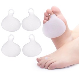 2 Pares Almohadilla Metatarsiana de Silicona Alivio del Dolor de Pies y Cuidado del Metatarso Para Zapatillas de Tacón Alto y Todo Tipo de Zapatos Plantillas para Bola del Pie Mujeres y Hombres