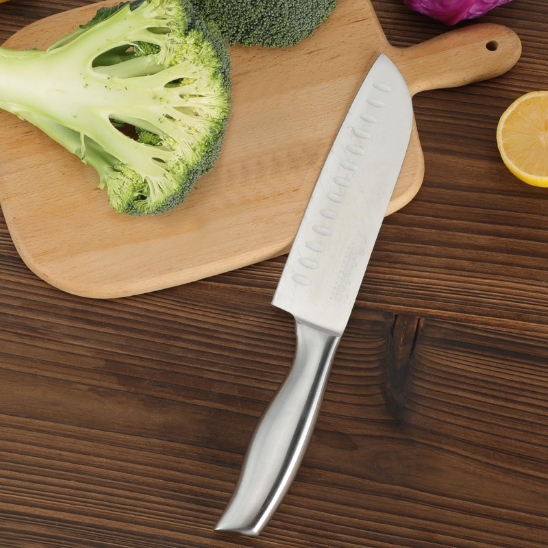 isheTao Knife Sets for Kitchen with Block, 15 Piece Kitchen