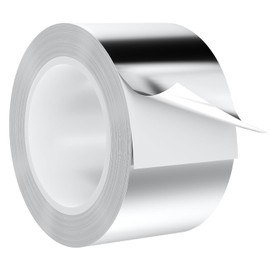 Aluminum Foil Tape Heavy Duty 2 Inch x 22 Yards（3.9 mil）, High Temp Waterproof HVAC Tape, Silver Insulation Adhesive for Ductwork, Sealing, Dryer Vent, Furnace, AC, Pipe Repair