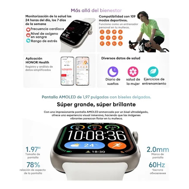 Reloj Inteligente Honor Watch X5i