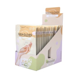 AS001SHEA 25DP SHEA BUTTER SOCKS DISPLAY