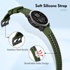 ISABAKE Compatible with Fenix 6 Band 22MM Easy-fit Soft Silicone