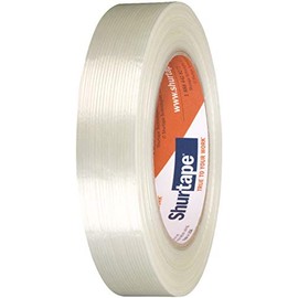 Shurtape GS 490 Economy Grade Fiberglass Reinforced Strapping Tape - Clear.94 in. x 60 yd.